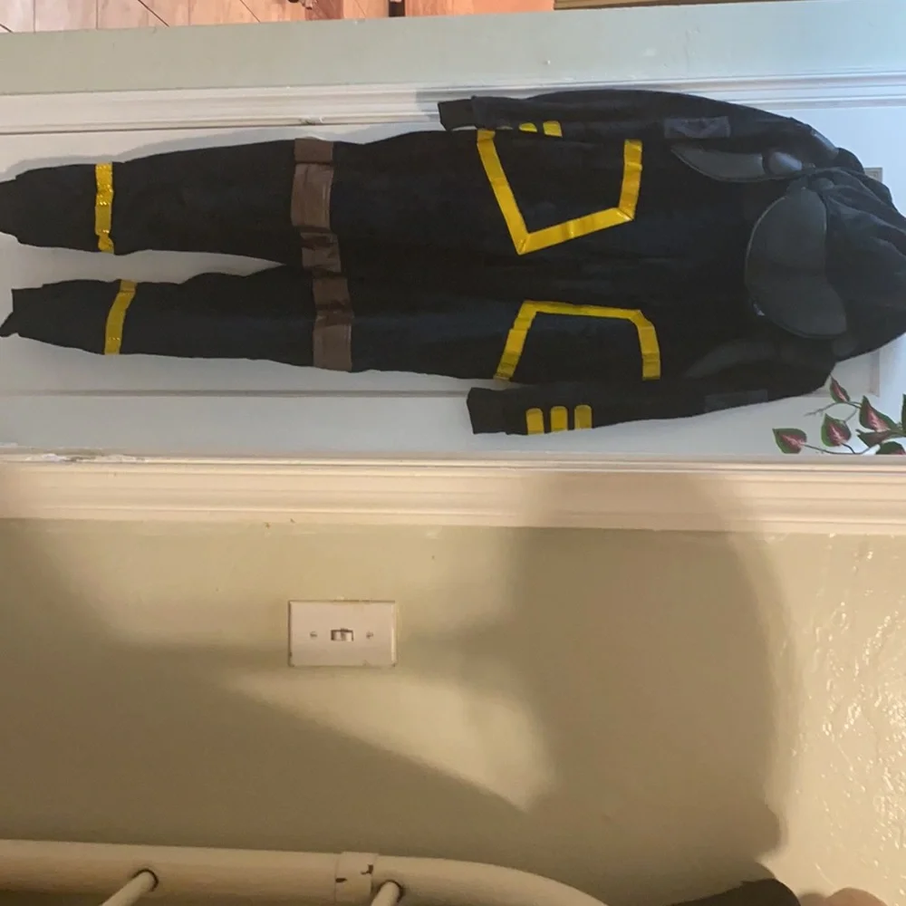 Fortnite Dark Voyager Hooded Union Suit Costume Jumpsuit Adult - Picture 5 of 9